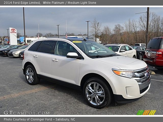 2014 Ford Edge Limited in White Platinum