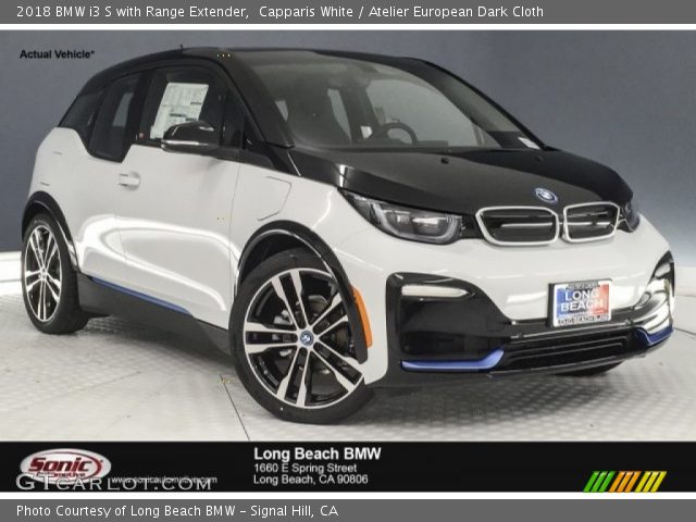 2018 BMW i3 S with Range Extender in Capparis White