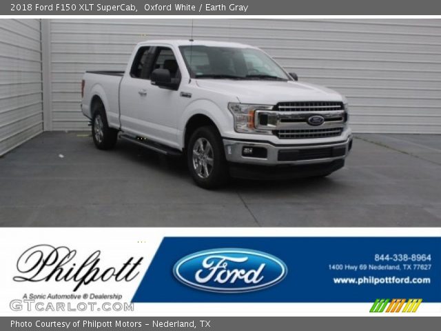 2018 Ford F150 XLT SuperCab in Oxford White