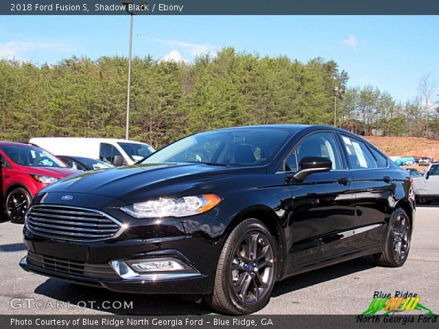2018 Ford Fusion S in Shadow Black