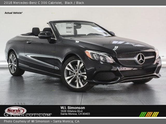 2018 Mercedes-Benz C 300 Cabriolet in Black