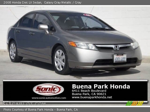 2008 Honda Civic LX Sedan in Galaxy Gray Metallic