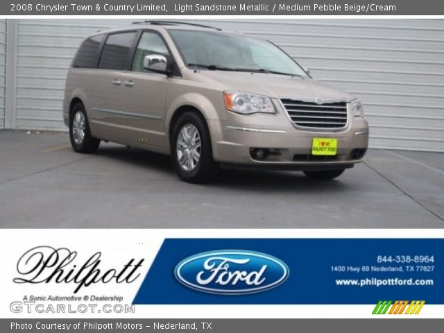2008 Chrysler Town & Country Limited in Light Sandstone Metallic