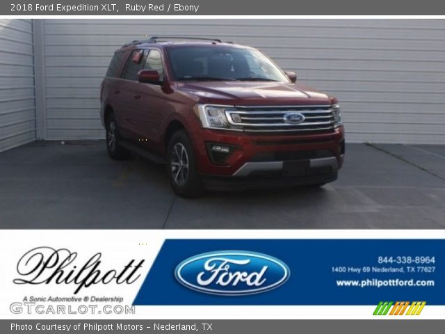 2018 Ford Expedition XLT in Ruby Red