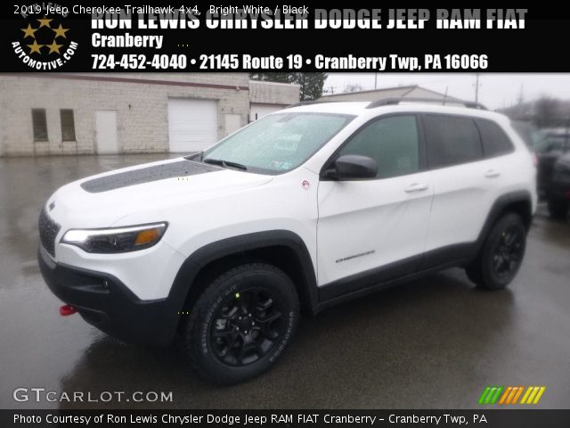2019 Jeep Cherokee Trailhawk 4x4 in Bright White