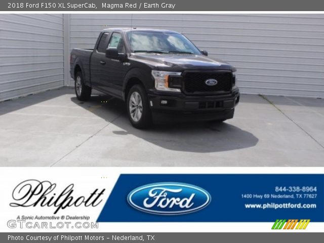 2018 Ford F150 XL SuperCab in Magma Red