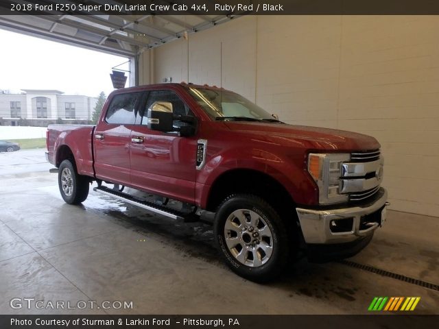 2018 Ford F250 Super Duty Lariat Crew Cab 4x4 in Ruby Red