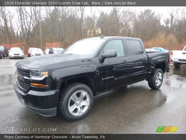 2018 Chevrolet Silverado 1500 Custom Crew Cab in Black