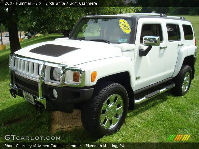 2007 Hummer H3 X in Birch White