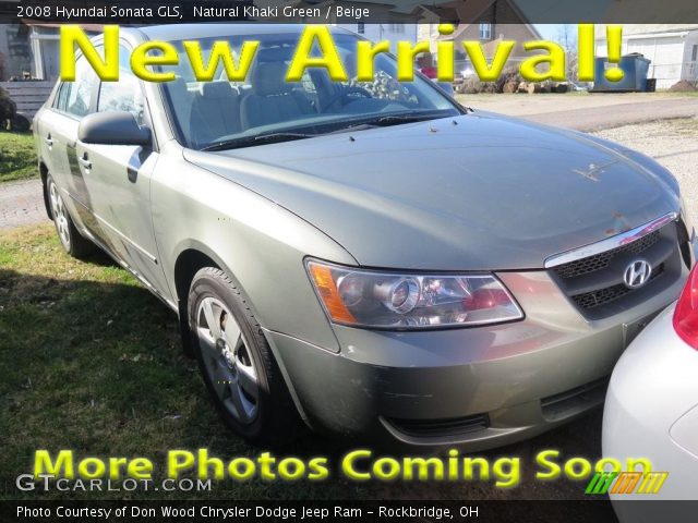 2008 Hyundai Sonata GLS in Natural Khaki Green