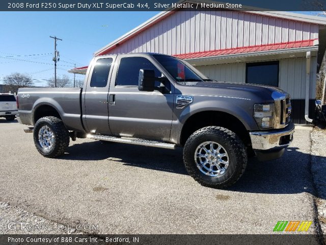 2008 Ford F250 Super Duty XLT SuperCab 4x4 in Silver Metallic