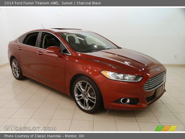 2014 Ford Fusion Titanium AWD in Sunset