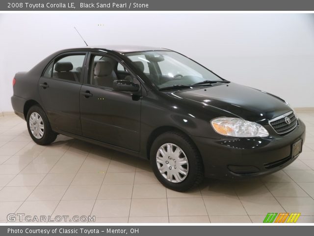 2008 Toyota Corolla LE in Black Sand Pearl