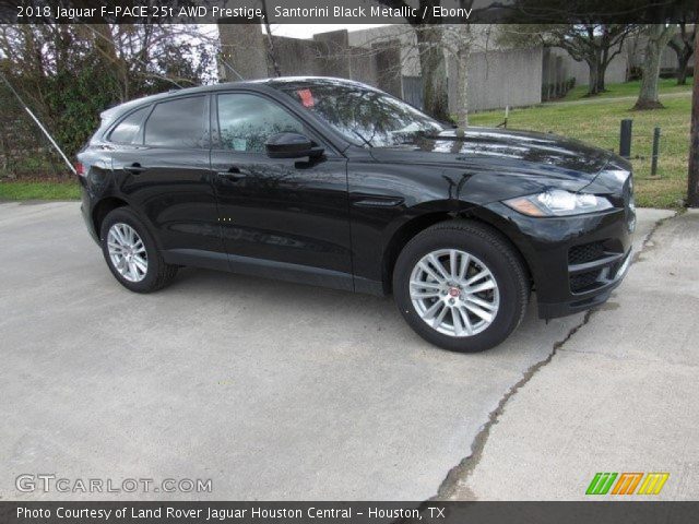 2018 Jaguar F-PACE 25t AWD Prestige in Santorini Black Metallic