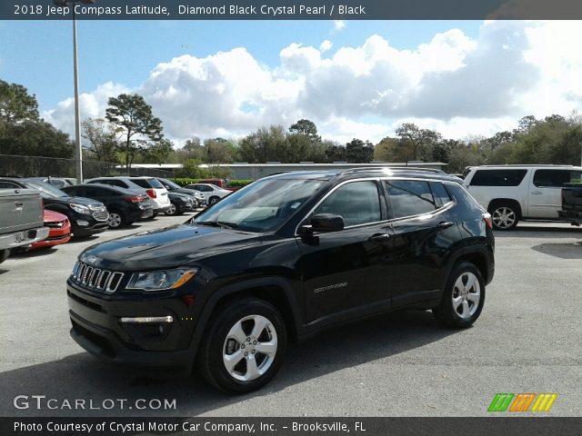 2018 Jeep Compass Latitude in Diamond Black Crystal Pearl
