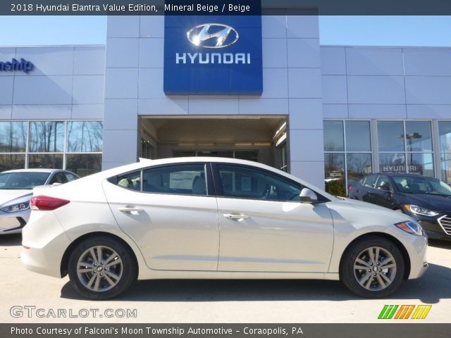 2018 Hyundai Elantra Value Edition in Mineral Beige