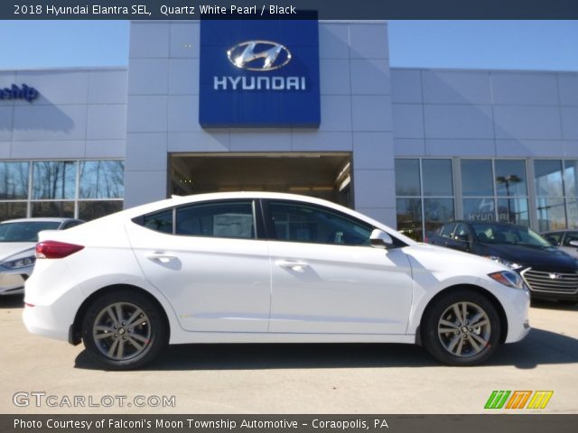 2018 Hyundai Elantra SEL in Quartz White Pearl