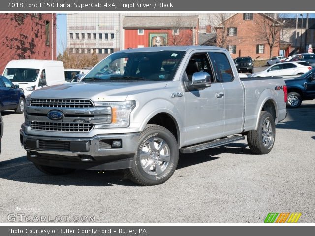 2018 Ford F150 Lariat SuperCab 4x4 in Ingot Silver