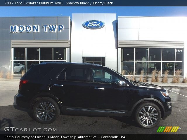 2017 Ford Explorer Platinum 4WD in Shadow Black