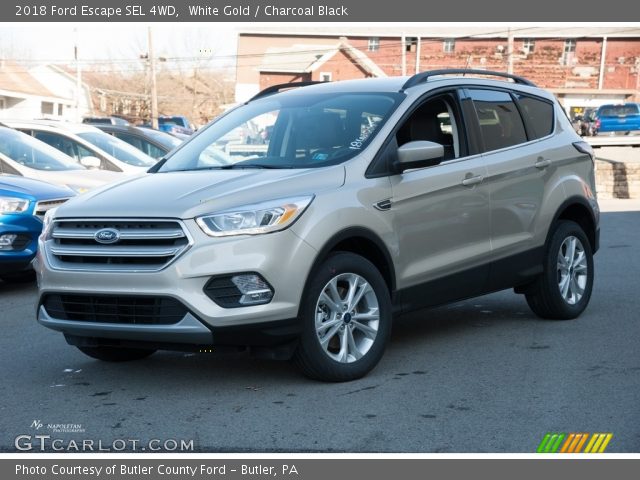 2018 Ford Escape SEL 4WD in White Gold
