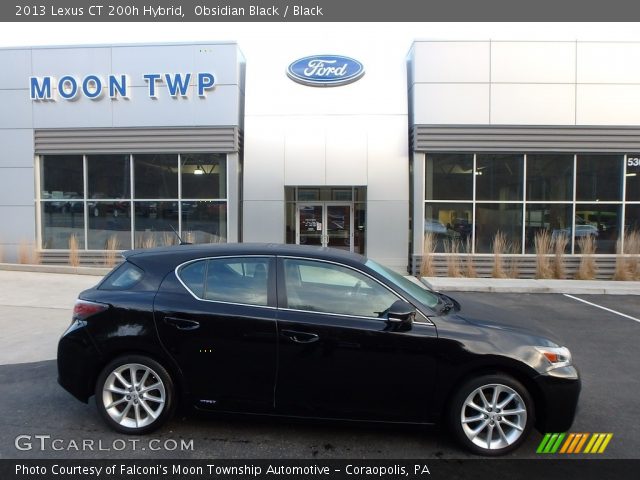 2013 Lexus CT 200h Hybrid in Obsidian Black