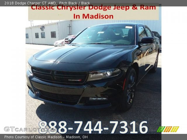 2018 Dodge Charger GT AWD in Pitch Black