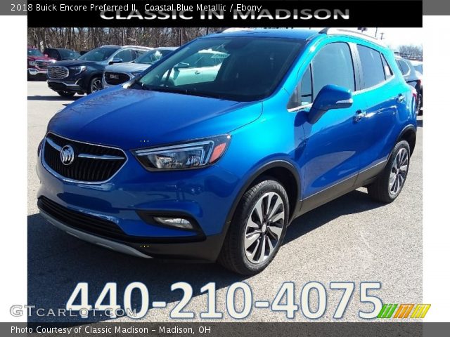 2018 Buick Encore Preferred II in Coastal Blue Metallic