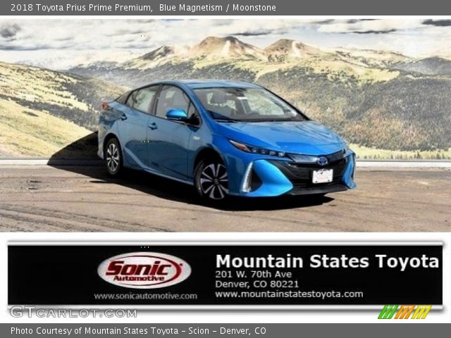 2018 Toyota Prius Prime Premium in Blue Magnetism
