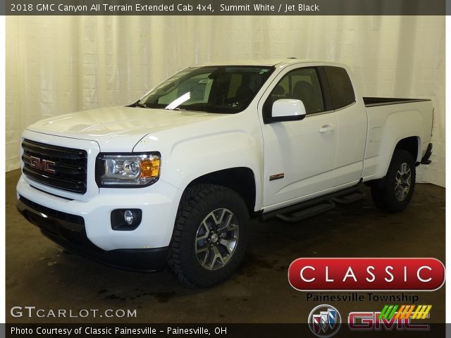 2018 GMC Canyon All Terrain Extended Cab 4x4 in Summit White