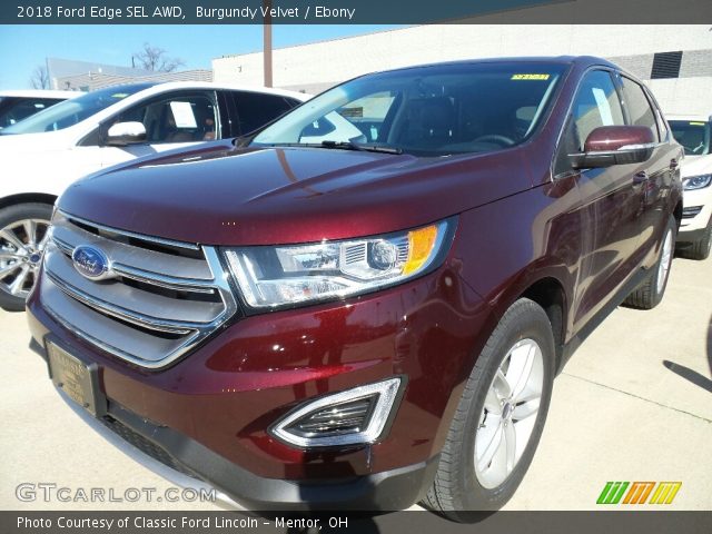 2018 Ford Edge SEL AWD in Burgundy Velvet