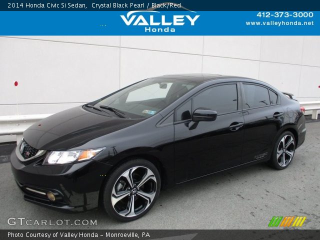 2014 Honda Civic Si Sedan in Crystal Black Pearl