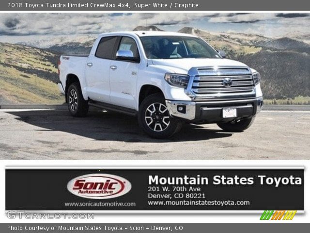 2018 Toyota Tundra Limited CrewMax 4x4 in Super White