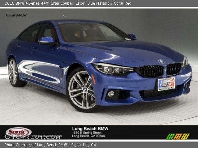2018 BMW 4 Series 440i Gran Coupe in Estoril Blue Metallic