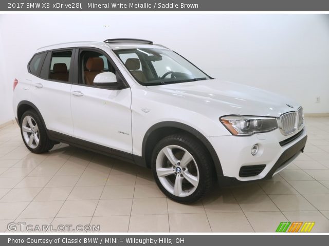 2017 BMW X3 xDrive28i in Mineral White Metallic