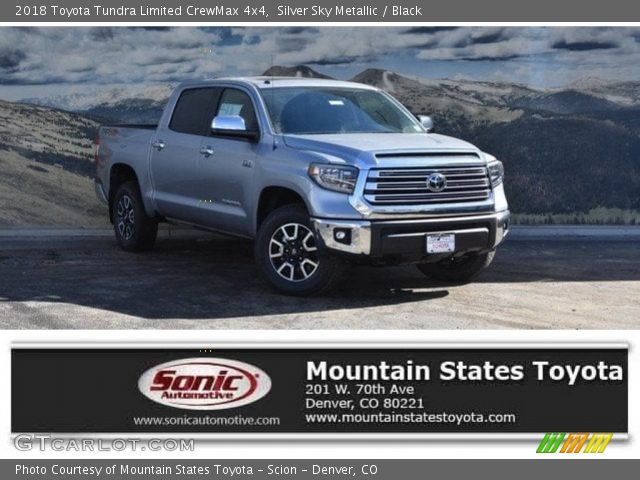 2018 Toyota Tundra Limited CrewMax 4x4 in Silver Sky Metallic