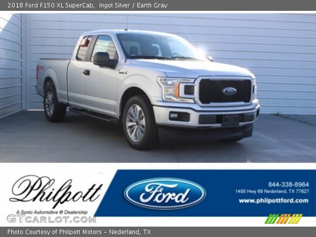 2018 Ford F150 XL SuperCab in Ingot Silver