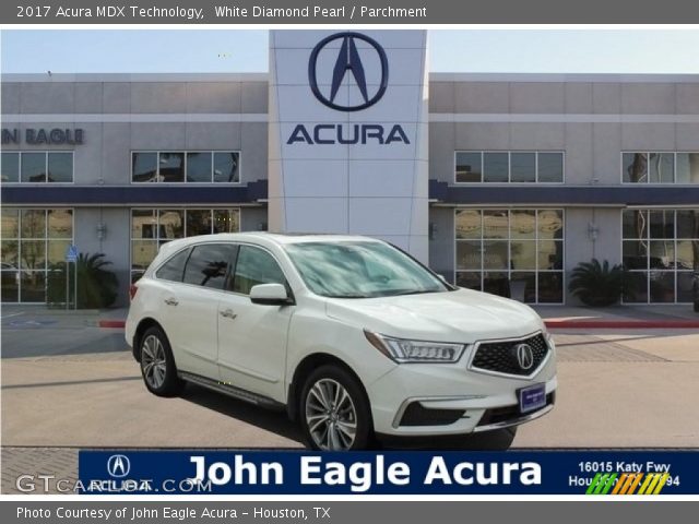 2017 Acura MDX Technology in White Diamond Pearl