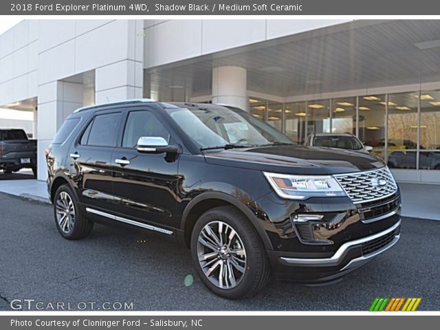 2018 Ford Explorer Platinum 4WD in Shadow Black