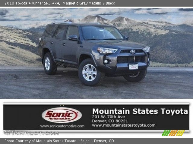 2018 Toyota 4Runner SR5 4x4 in Magnetic Gray Metallic