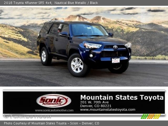 2018 Toyota 4Runner SR5 4x4 in Nautical Blue Metallic