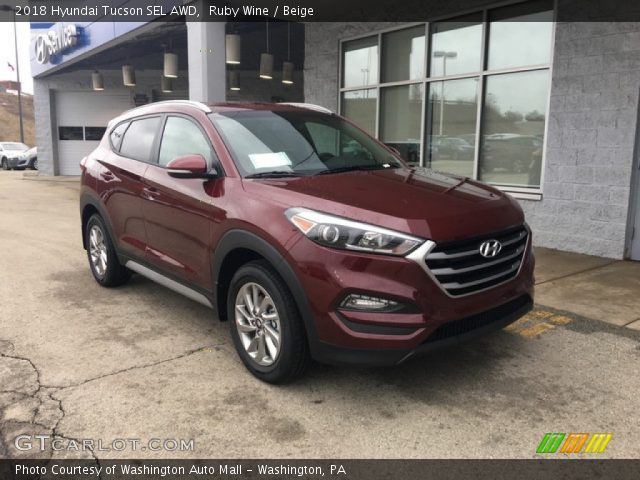 2018 Hyundai Tucson SEL AWD in Ruby Wine