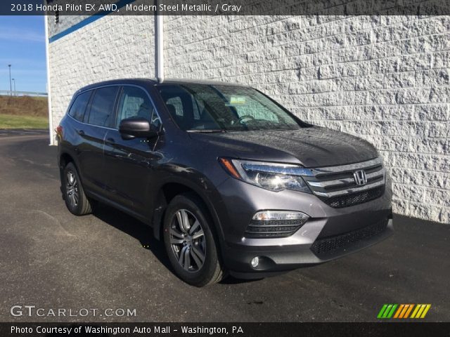 2018 Honda Pilot EX AWD in Modern Steel Metallic