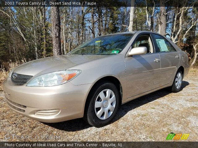 2003 Toyota Camry LE in Desert Sand Mica