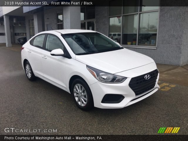 2018 Hyundai Accent SEL in Frost White Pearl