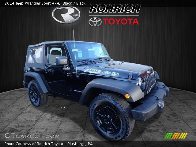 2014 Jeep Wrangler Sport 4x4 in Black