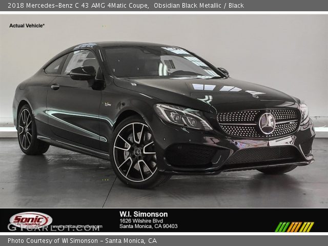 2018 Mercedes-Benz C 43 AMG 4Matic Coupe in Obsidian Black Metallic