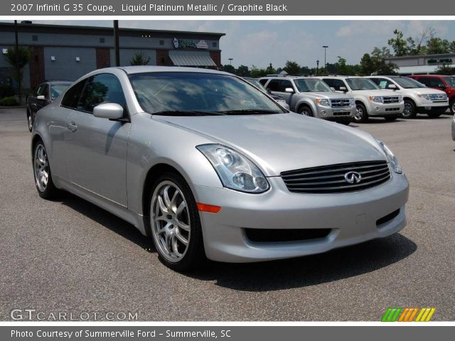 2007 Infiniti G 35 Coupe in Liquid Platinum Metallic