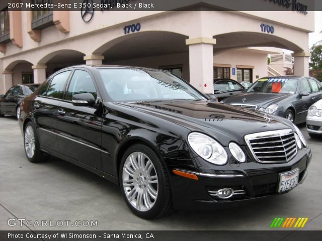 2007 Mercedes-Benz E 350 Sedan in Black