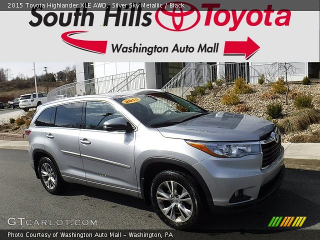 2015 Toyota Highlander XLE AWD in Silver Sky Metallic