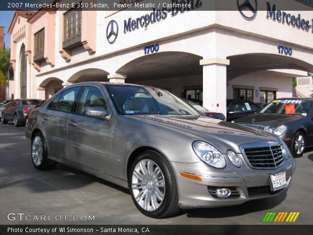 2007 Mercedes-Benz E 350 Sedan in Pewter Metallic